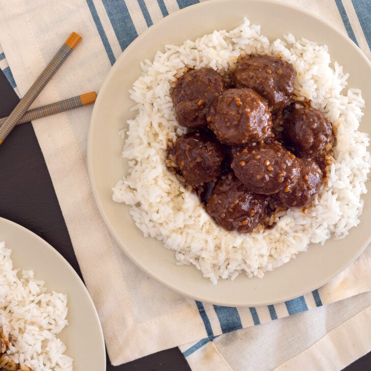 Baked Gluten Free Teriyaki Meatballs Photo