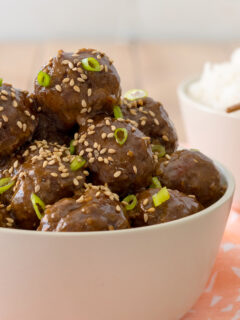 Baked Gluten Free Teriyaki Meatballs Pic