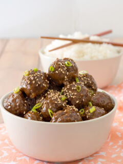 Baked Gluten Free Teriyaki Meatballs Picture