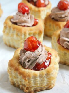 Black Forest Pastry Cups Image