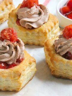 Black Forest Pastry Cups Photo