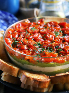 Avocado Ricotta Tomato Pesto Layer Dip Picture