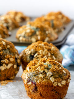 Blueberry Oatmeal Muffins Image