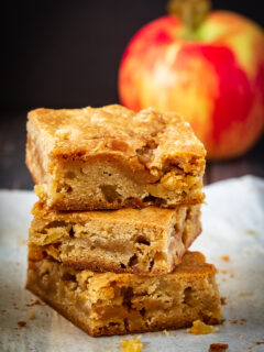 Caramel Apple Blondies Pic