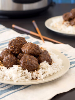 Instant Pot Gluten Free Teriyaki Meatballs Image