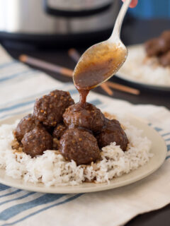 Instant Pot Gluten Free Teriyaki Meatballs Picture