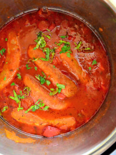 Instant Pot Italian Sausage Bell Pepper Sauce Image