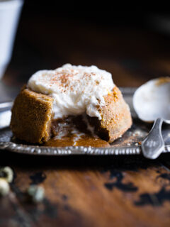Paleo Pumpkin Lava Cakes Pic