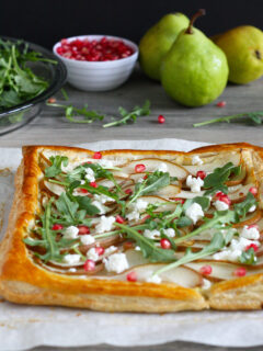 Pear and Goat Cheese Tart Pic
