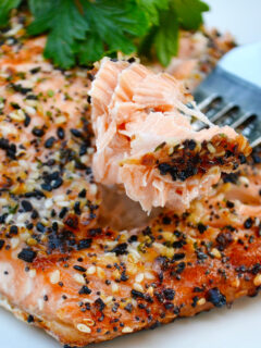 Roasted Salmon with Everything Bagel Spice Image