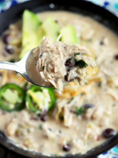 Slow Cooker Creamy White Chicken Chili Image