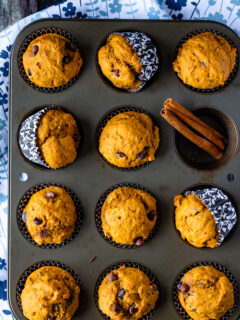 Chocolate Chip Pumpkin Muffins Picture