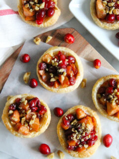 Cranberry Apple Walnut Tarts Image