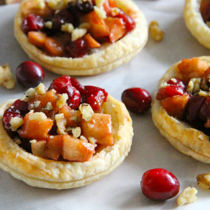 Cranberry Apple Walnut Tarts Photo
