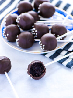 Gluten Free Chocolate Cake Pops Picture