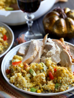 Green Chile Cornbread Stuffing Image