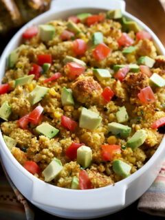 Green Chile Cornbread Stuffing Pic