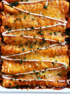 Leftover Thanksgiving Enchiladas Picture