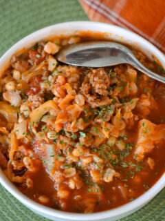 Stuffed Cabbage Soup with Barley Pic