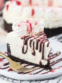 White Chocolate Peppermint Cheesecake Image