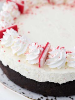 White Chocolate Peppermint Cheesecake Picture
