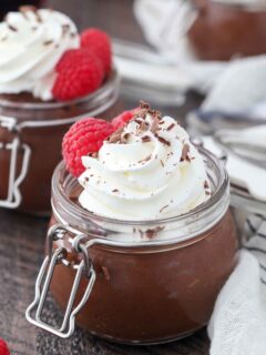 Cabernet Chocolate Pudding Pic