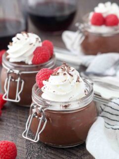 Cabernet Chocolate Pudding Picture