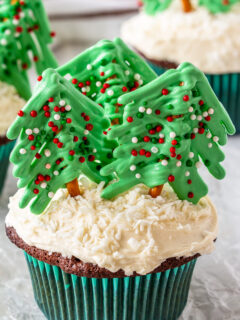Christmas Tree Cupcakes Pic