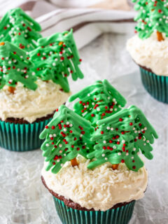 Christmas Tree Cupcakes Picture