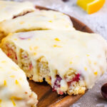 Glazed Cranberry Orange Scones Photo