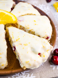 Glazed Cranberry Orange Scones Pic