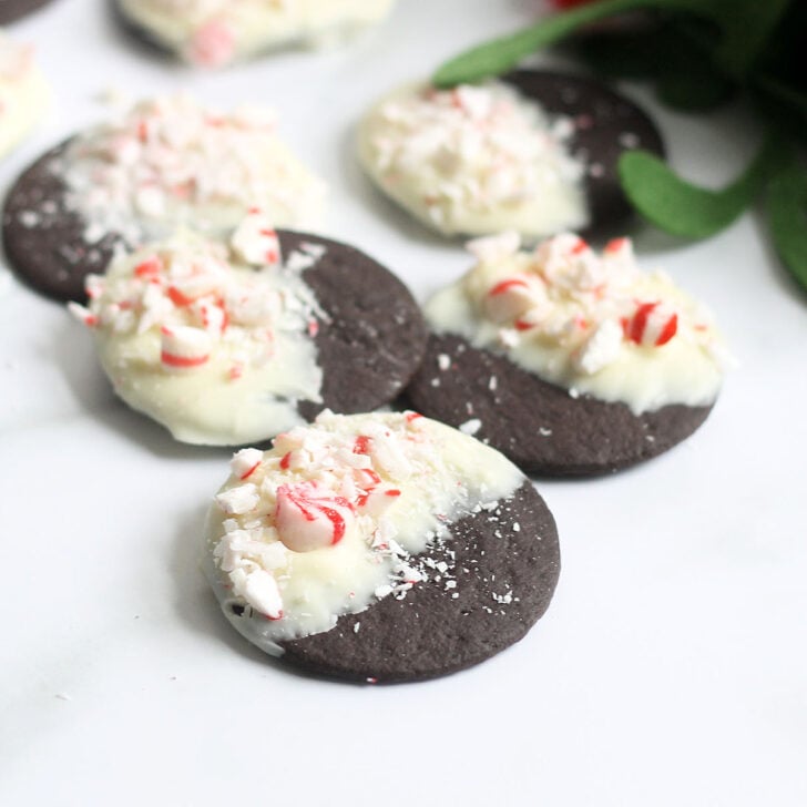 Homemade Williams-Sonoma Peppermint Bark Cookies Photo