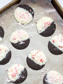 Homemade Williams-Sonoma Peppermint Bark Cookies Pic