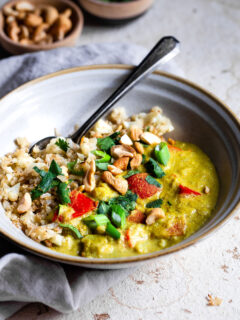 Instant Pot Tahini Cashew Curry Pic