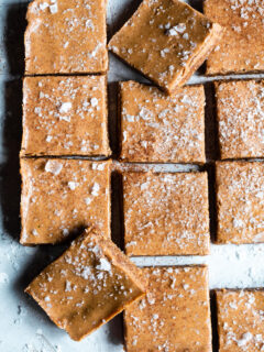 No Bake Whole30 Apple Almond Butter Bars Image