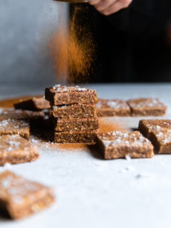 No Bake Whole30 Apple Almond Butter Bars Pic