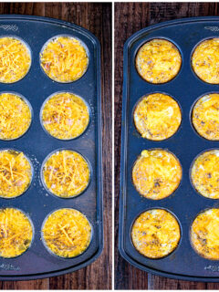 Baked Ham and Cheese Egg Muffins Image