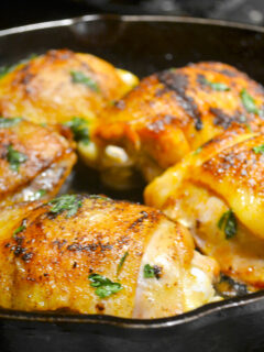 Crispy Cast Iron Chicken Thighs Image
