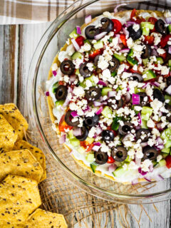 Greek 7 Layer Dip Pic