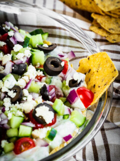 Greek 7 Layer Dip Picture