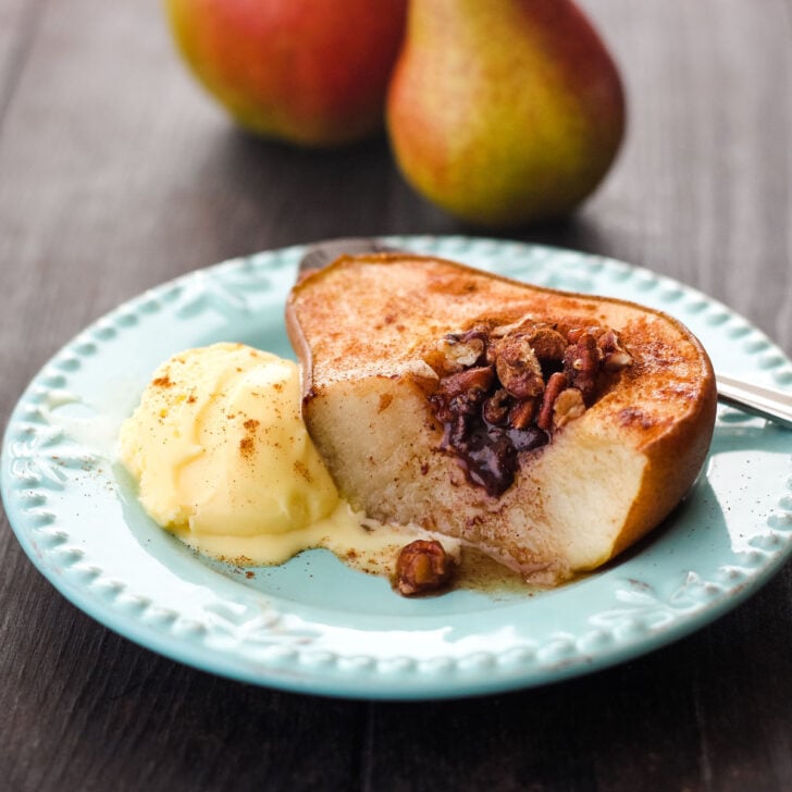 Toaster Oven Baked Pears Photo