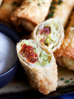 Avocado Sundried Tomato Egg Rolls Picture