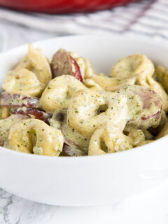 Creamy Pesto Tortellini Image