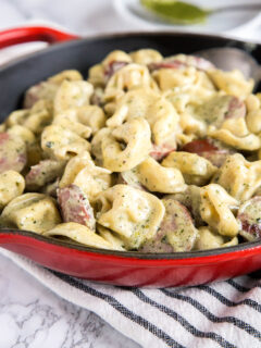 Creamy Pesto Tortellini Pic