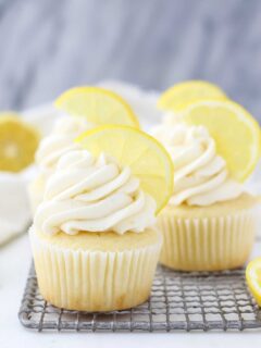Lemon Cupcake Recipe Pic
