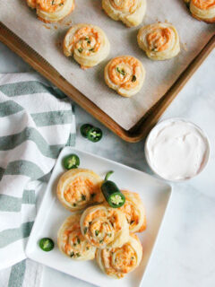 Puff Pastry Jalape&ntilde;o Popper Pinwheels Pic