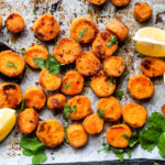 Roasted Tahini Maple Sweet Potatoes Photo