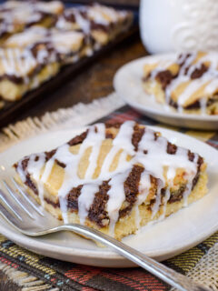 Banana Nutella Snack Cake Image