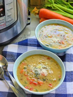 Instant Pot Italian Vegetable Lentil Soup Pic