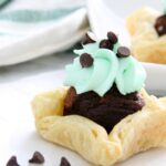 Mint Chocolate Brownie Cups Photo